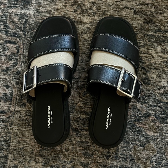 NWT Vagabond Connie Leather Slide Size 8/EU38 - Picture 2 of 11